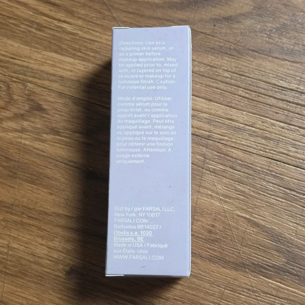 Farsali Liquid Glass Radiance Serum with Hyaluronic Acid 30ml 1 fl oz NIB